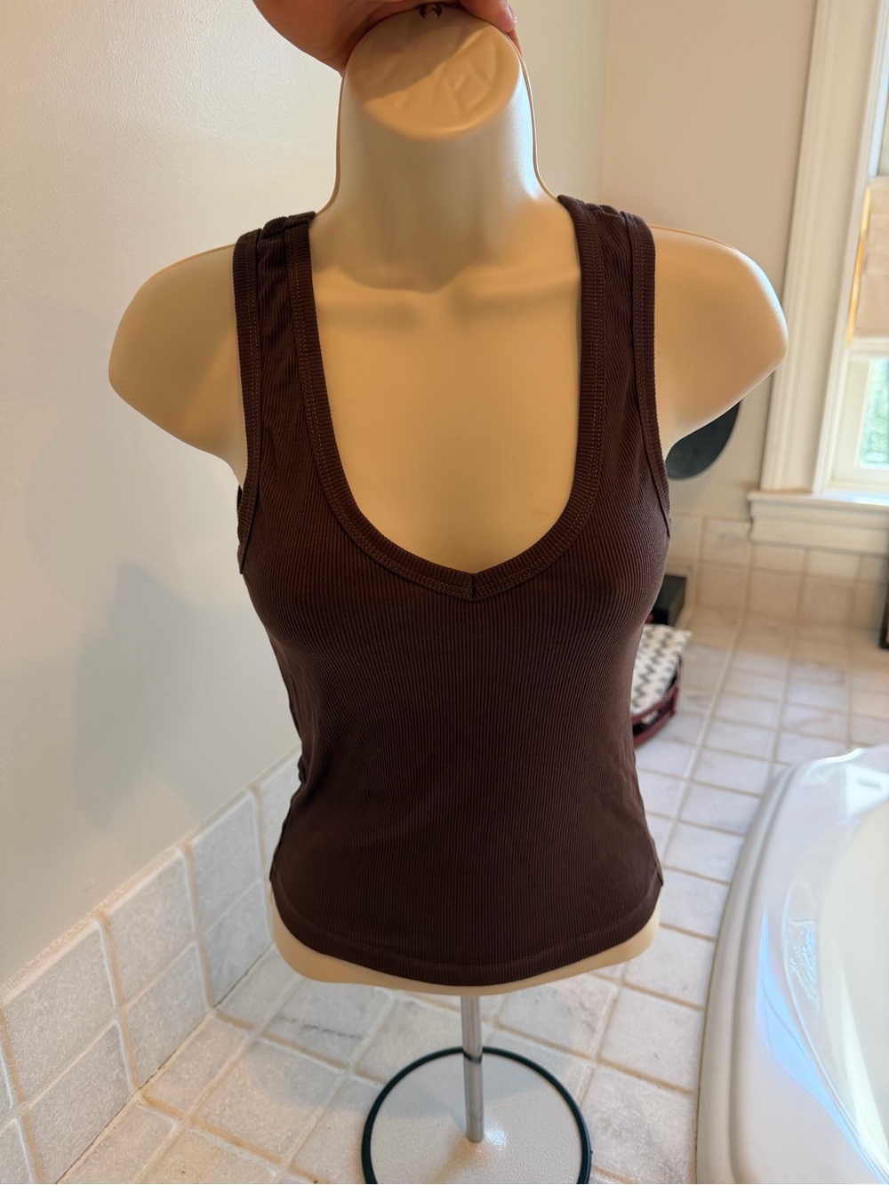 White fox mad about love tank top